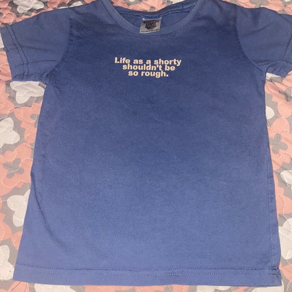 Size 3t lil giants /giant shorties t shirt
